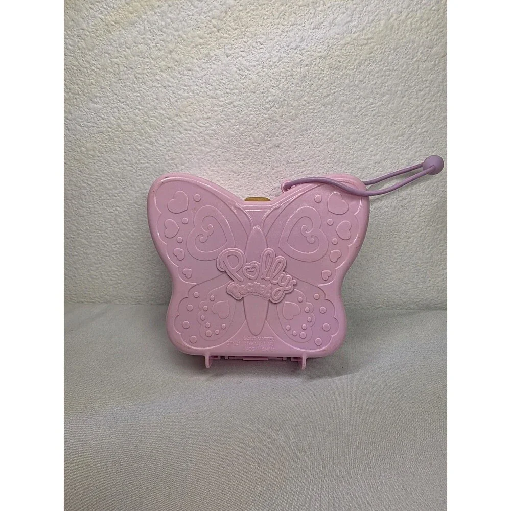 Polly Pocket Backyard Butterfly Compact, Outdoor Theme Kids Toy Collectable